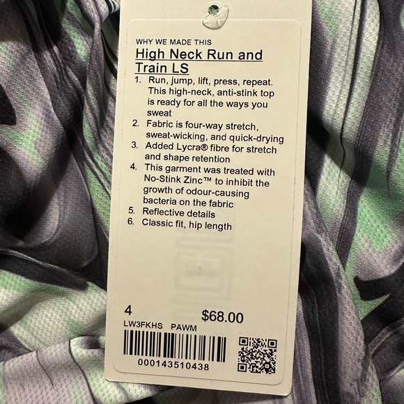 Lululemon High Neck Run And Train LS - Picture 6 of 7